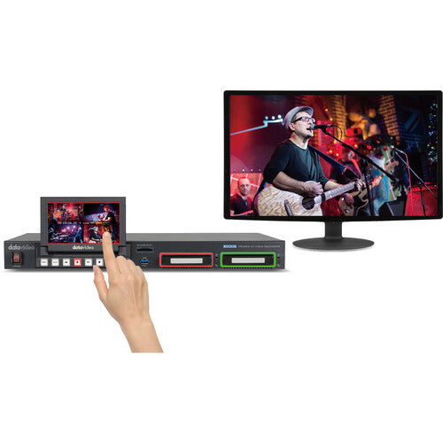 Datavideo ProRes UHD 4K Video Recorder (1 RU Rackmount Model)