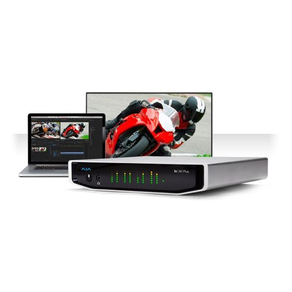AJA Io 4K Plus Professional Video I/O with Thunderbolt™ 3 Performance