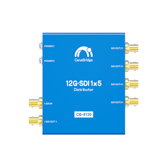 CanaBridge by Canare 12G-SDI 1x5 Reclocking Distribution Amplifier