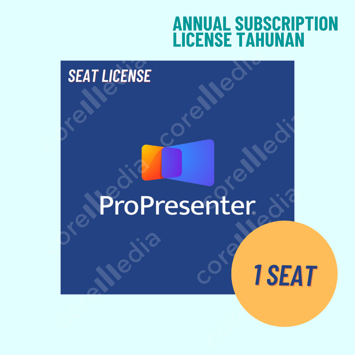 ProPresenter Seat License Annual Subscription