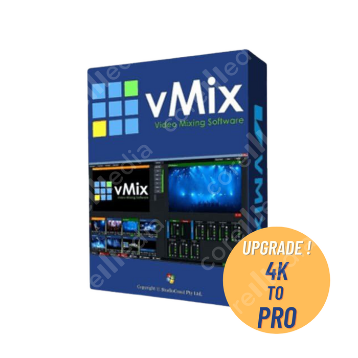 Upgrade vMix Software 4K to Pro